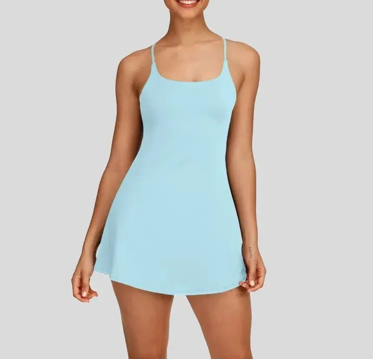 🔥Flash Sale⚡ Softlyzero Plush Backless Active Dress-Easy Peezy