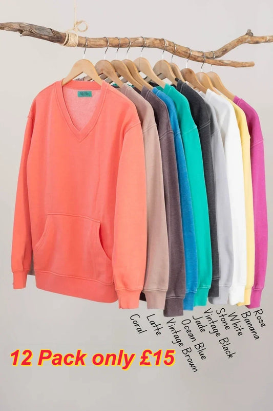 Cozy Campfire V-Neck Sweatshirt