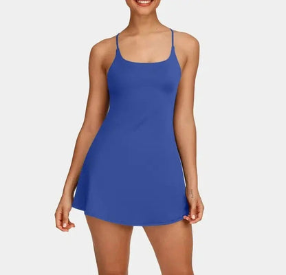 🔥Flash Sale⚡ Softlyzero Plush Backless Active Dress-Easy Peezy