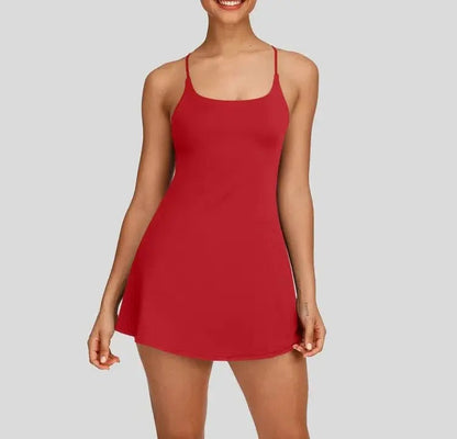 🔥Flash Sale⚡ Softlyzero Plush Backless Active Dress-Easy Peezy