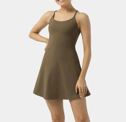 🔥Flash Sale⚡ Softlyzero Plush Backless Active Dress-Easy Peezy