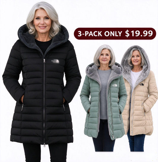 [Clearance] – Quilted coat with fleece lining